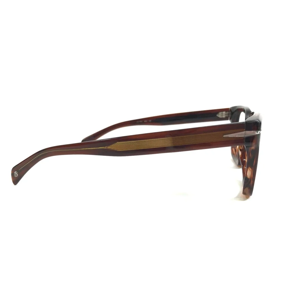 David Beckham Eyeglasses Frames DB7107 ASA Tortoise Square Full Rim 53-19-145